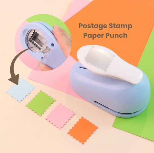 Postage Stamp Paper Punch – Decorative Edge Craft Punch