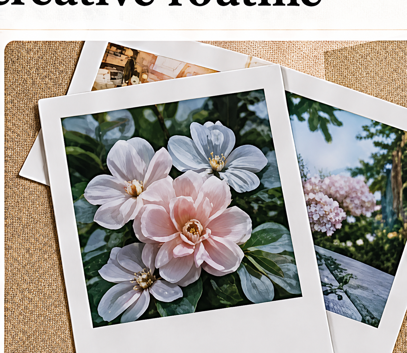 Photo prints with rounded corners