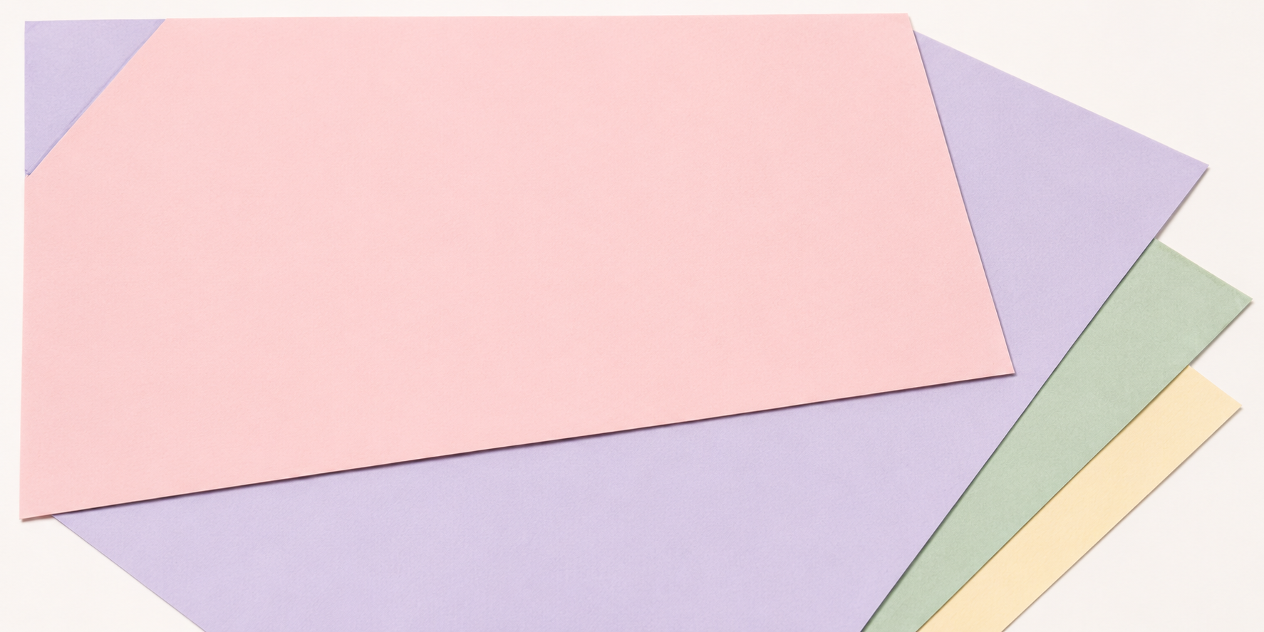 Plain craft paper before punching